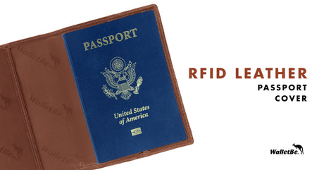 Leather Ultra-Thin Passport Cover RFID