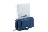 Denim Crossbody RFID Cell Phone Wallet Purse - WalletBe