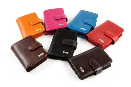 Leather RFID Billfold Wallet (Accordion and Coin Purse)