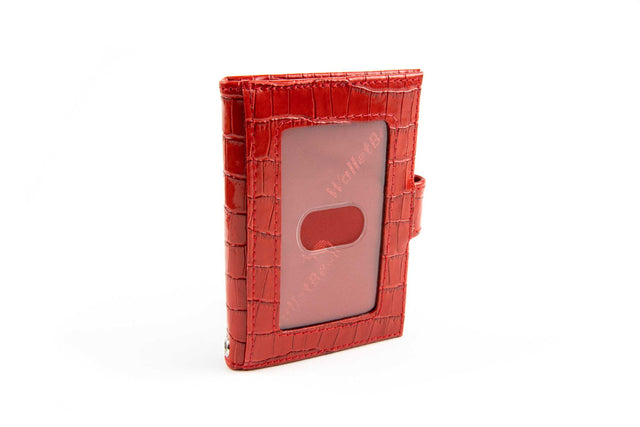 Keychain Wallet RFID Croco Leather