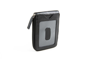 RFID Zipper Front Pocket Wallet Outer ID